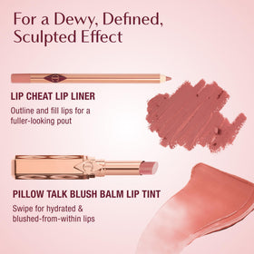 Charlotte Tilbury Pillow Talk Blush Balm Lip Tint 32g utilisation sur les joues