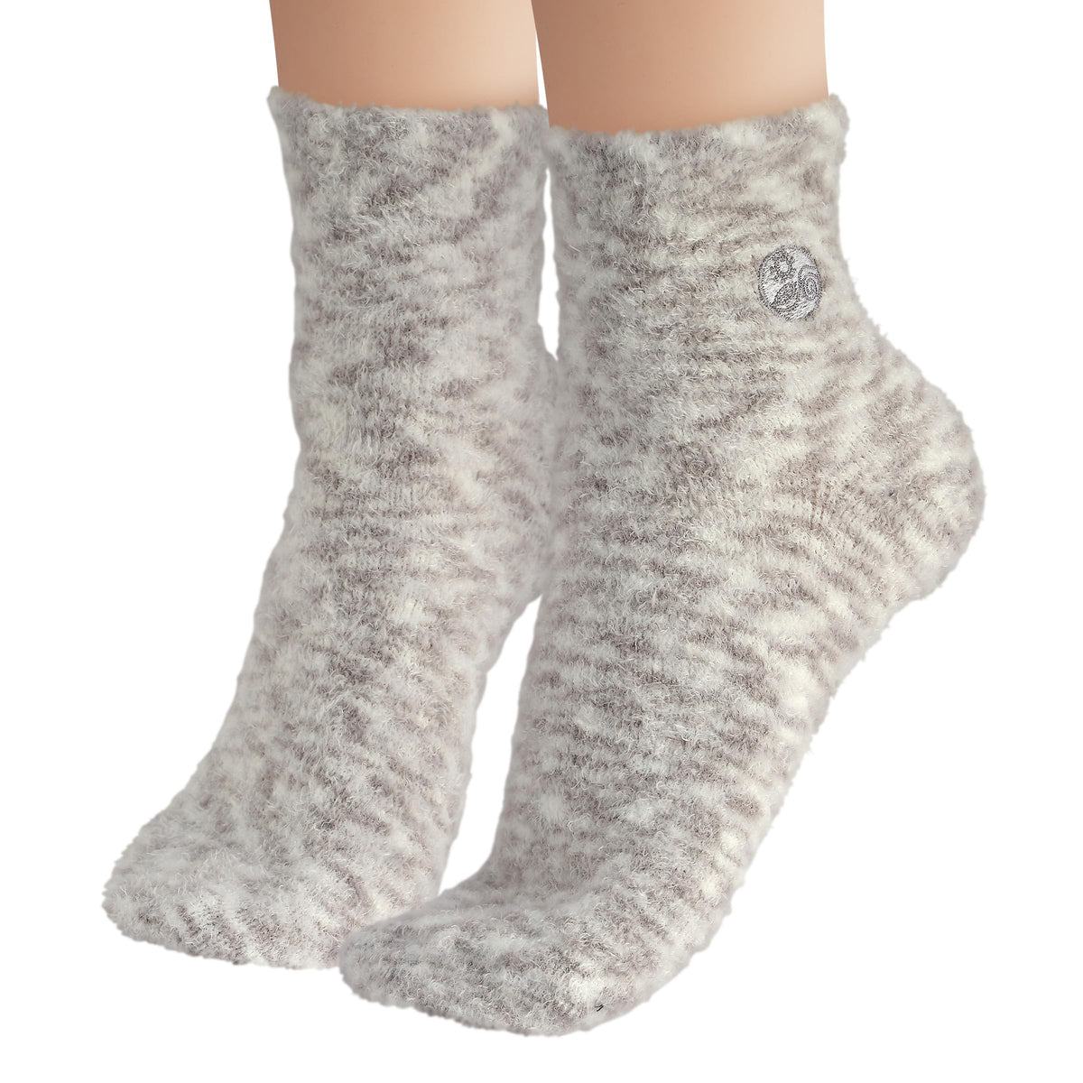 Chaussettes Aloe Vera Earth Therapeutics en gros plan sur l'infusion d'Aloe Vera