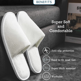 Chaussons de spa OSTADARRA en velours cristal doux