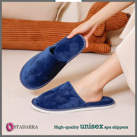 Chaussons spa OSTADARRA portés par un client