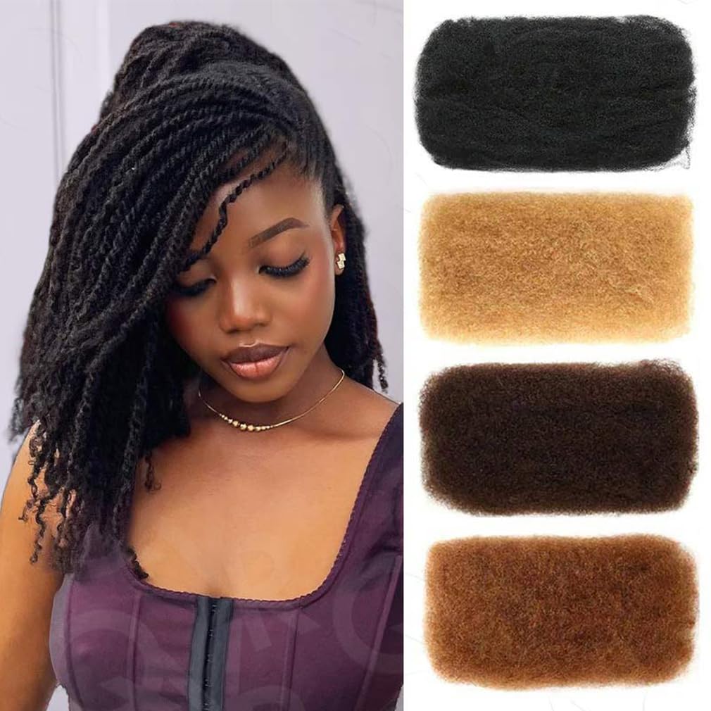 Cheveux afro kinky 12 à 22 pouces en différentes couleurs