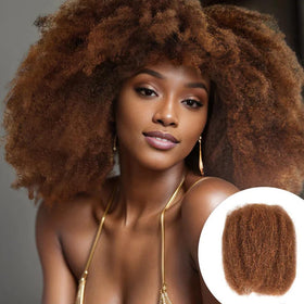 Cheveux afro kinky 50g QUEEN VIRGIN REMY - enroulé pour coiffure