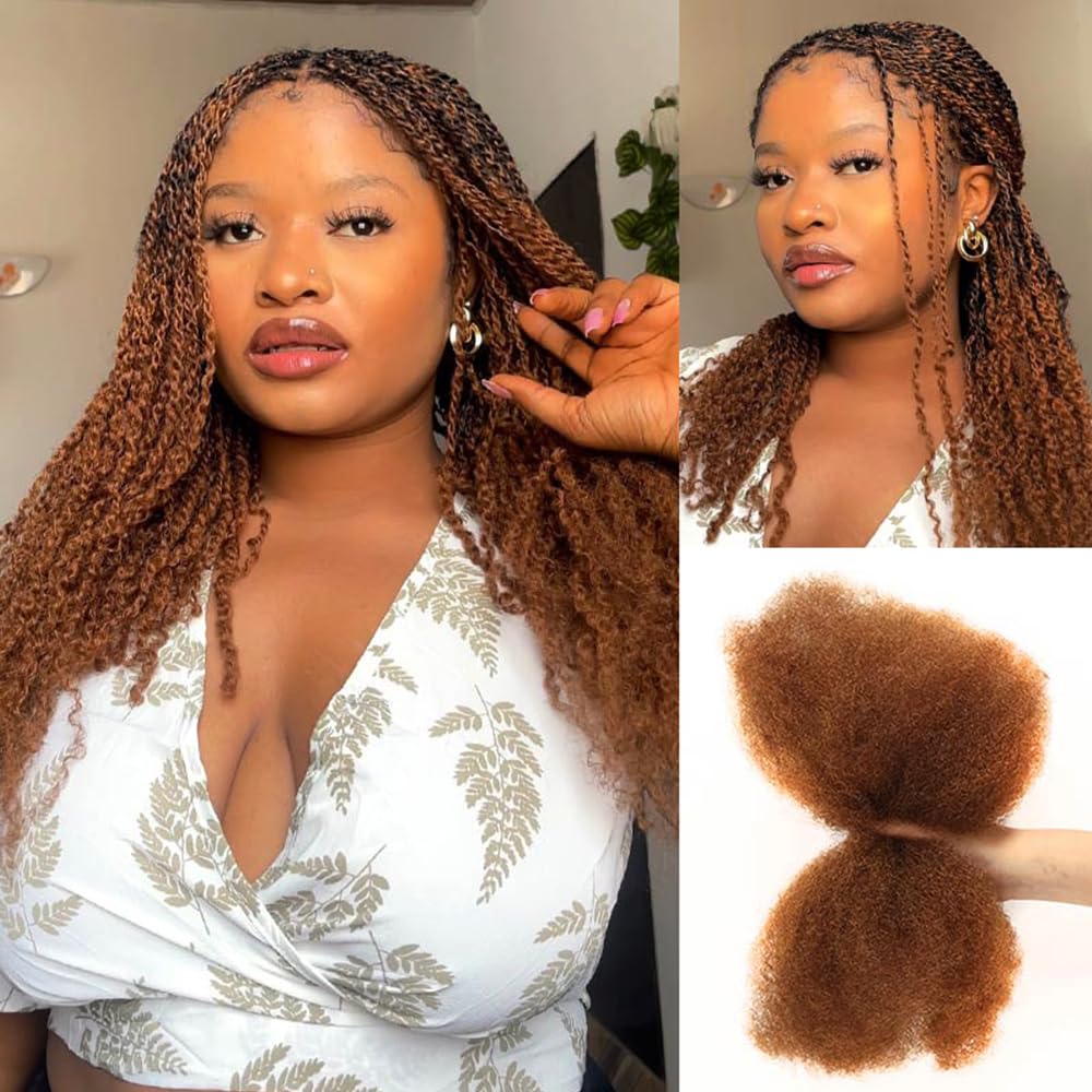 Cheveux afro kinky 50g QUEEN VIRGIN REMY - vue avant
