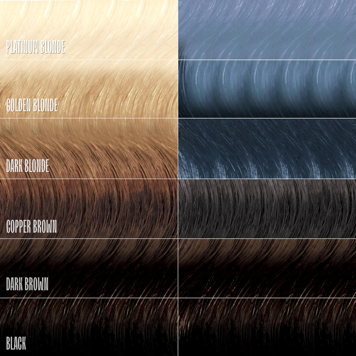 Cheveux après application du masque oVertone Smoky Sapphire