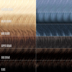 Cheveux après application du masque oVertone Smoky Sapphire