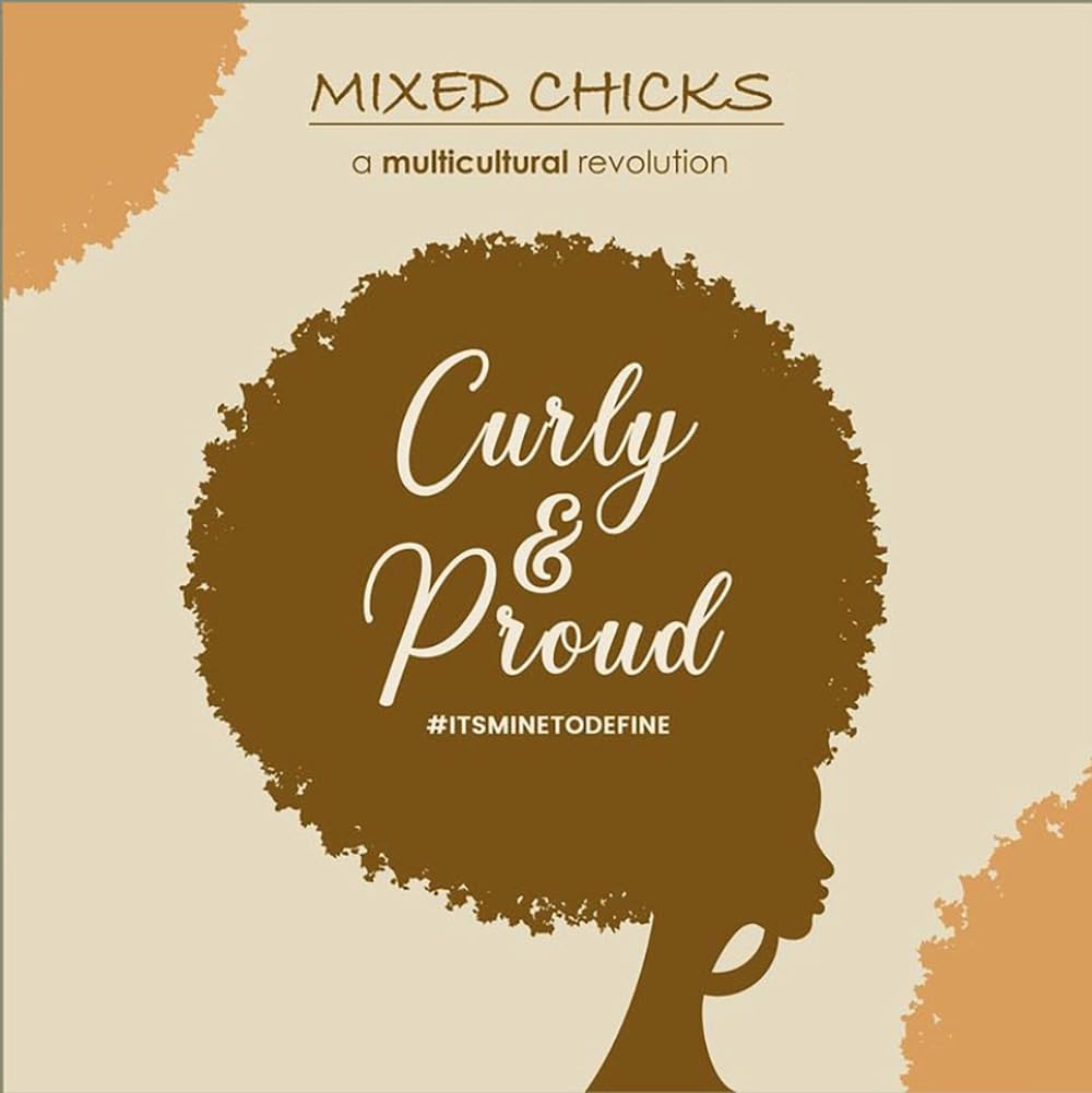 Cheveux bouclés bien définis après utilisation de Mixed Chicks