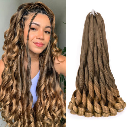 Cheveux bouclés français Luoyudu paquet de 100g