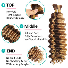 Cheveux bouclés OKVOKV montrant la longueur de 22 pouces