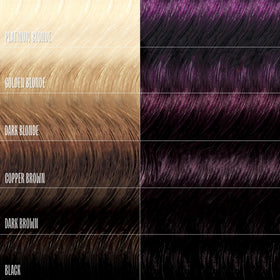 Cheveux colorés avec le masque oVertone Royal Plum