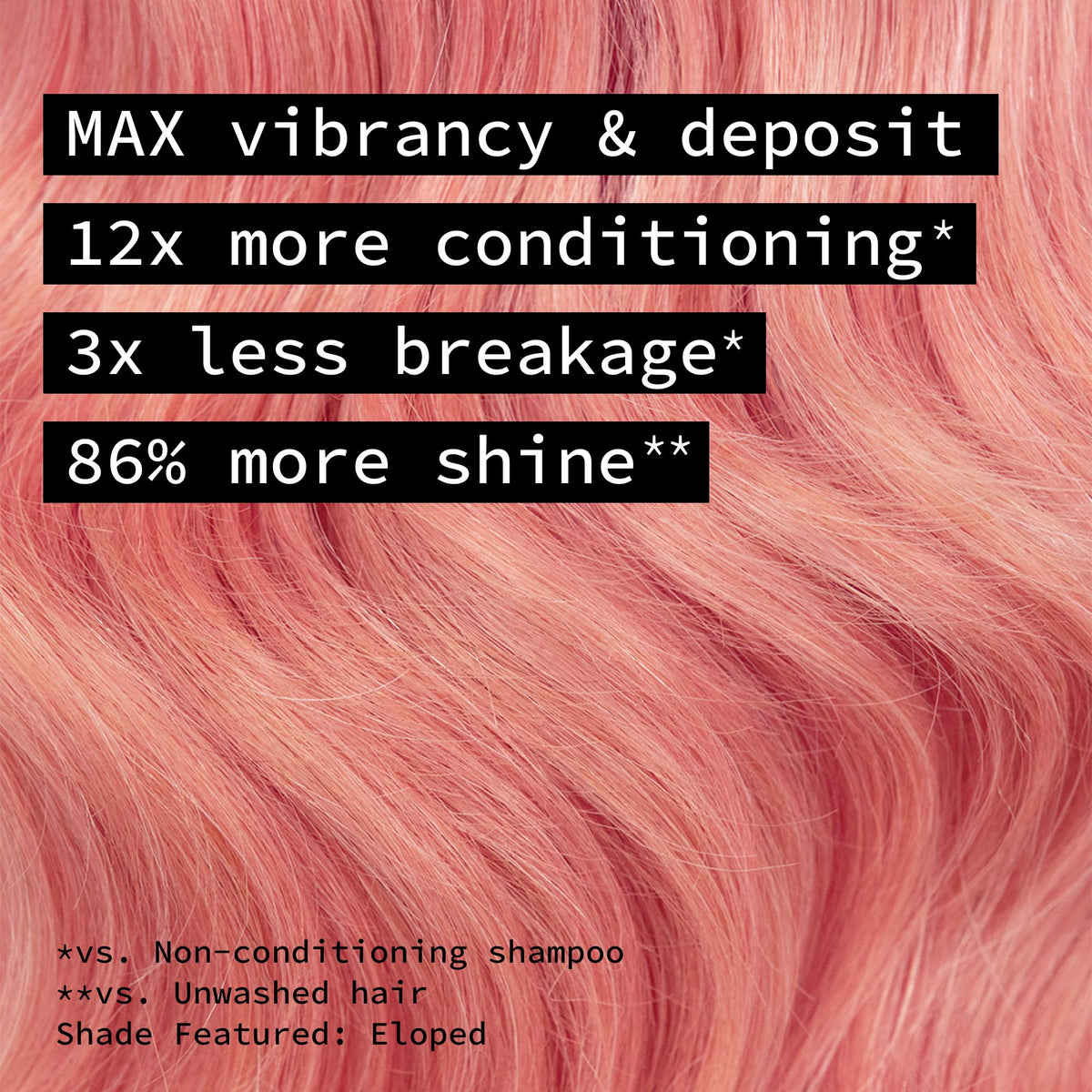 Cheveux colorés avec Pulp Riot Eloped Rose Vibrant