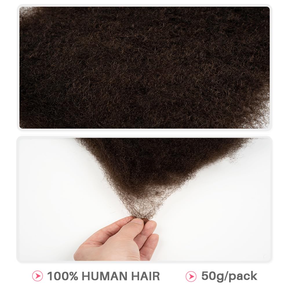 Cheveux humains Kinky 22 pouces enroulés pour extensions