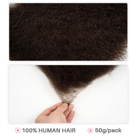 Cheveux humains Kinky 22 pouces enroulés pour extensions