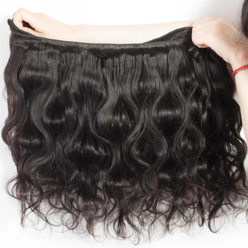 Cheveux humains Superfect 12A, enroulés pour montrer la texture