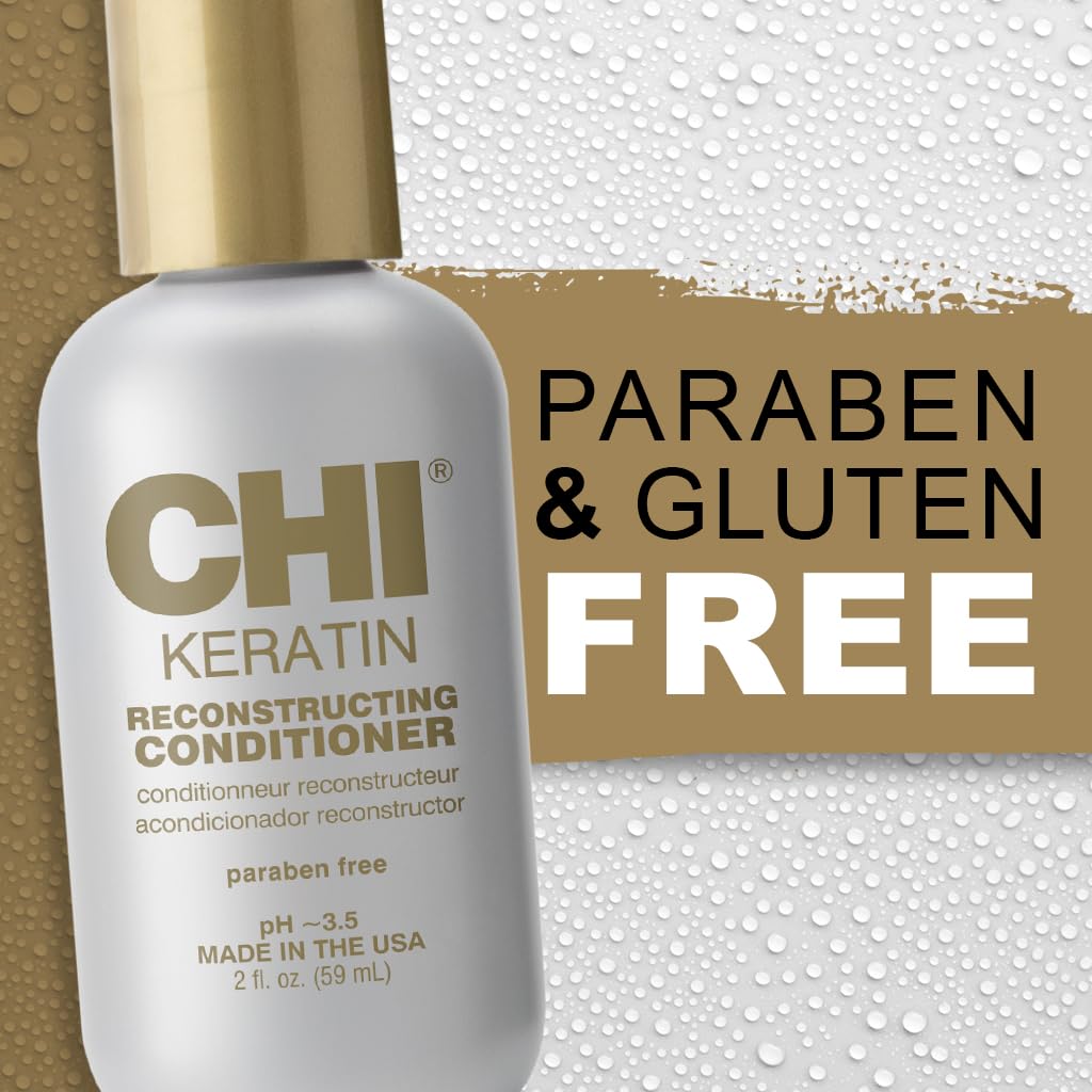 CHI Après-shampooing Keratin 68g avec d'autres produits de soin capillaire