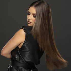 CHI Après-Shampooing Kératine en usage sur cheveux