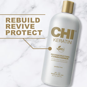 CHI Après-Shampooing Reconstructeur 1010g avec le shampooing CHI