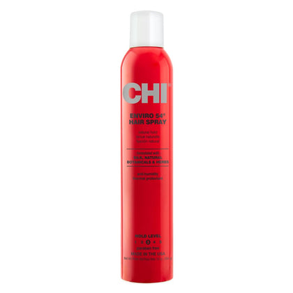 CHI Enviro 54 Laque Naturelle 340g, vue avant avec spray activé