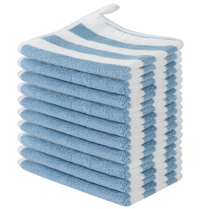 Chiffon en microfibre SINLAND bleu 30 cm x 30 cm vu de face