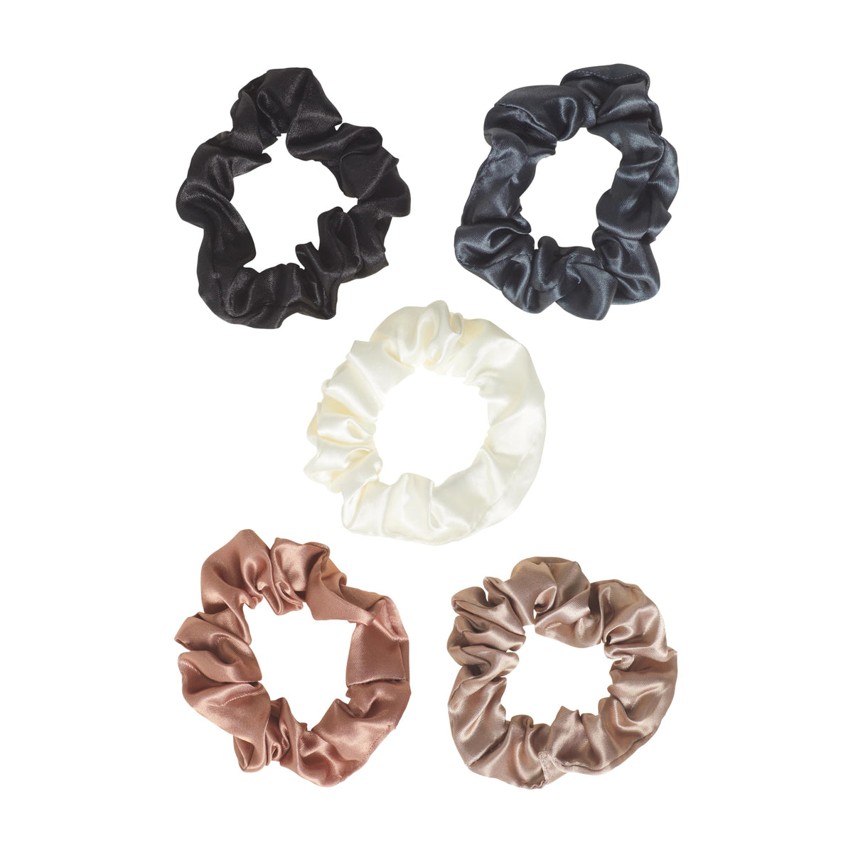 Chouchous en satin GOODY couleur neutre pour tous types de cheveux