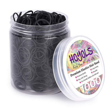 Chouchous noirs HOYOLS dans un conteneur transparent