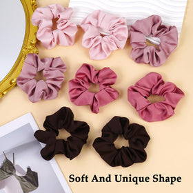Chouchous satin SEVEN STYLE présentés dans un packaging