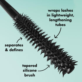 Cils allongés après application du mascara e.l.f.
