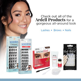 Cils Ardell appliqués sur un modèle avec un look naturel