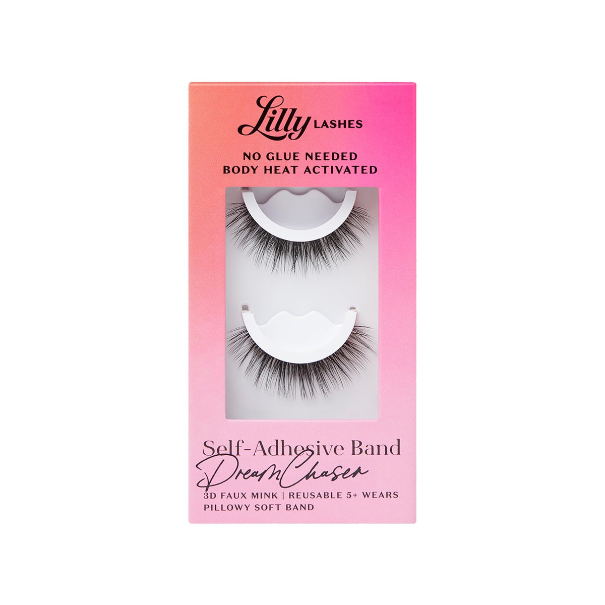 Cils autocollants Lilly Lashes demi-cils modèle DreamChaser, vue avant
