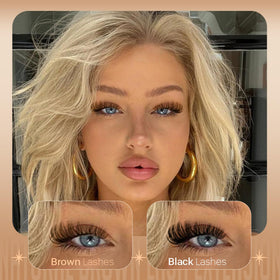 Cils bruns JIMIRE en utilisation quotidienne