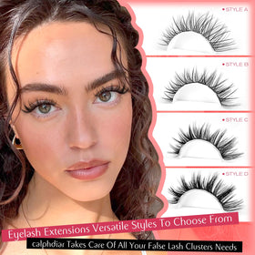 Cils calphdiar style D, dramatique, avant application