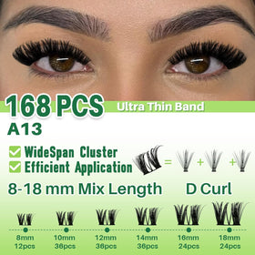 Cils cluster wispy LASHSUN avec bandeau discret