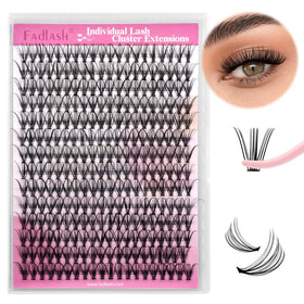 Cils en grappes FADLASH, comparaison avec cils naturels