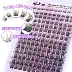 Cils en grappes Newcally avec effet 3D
