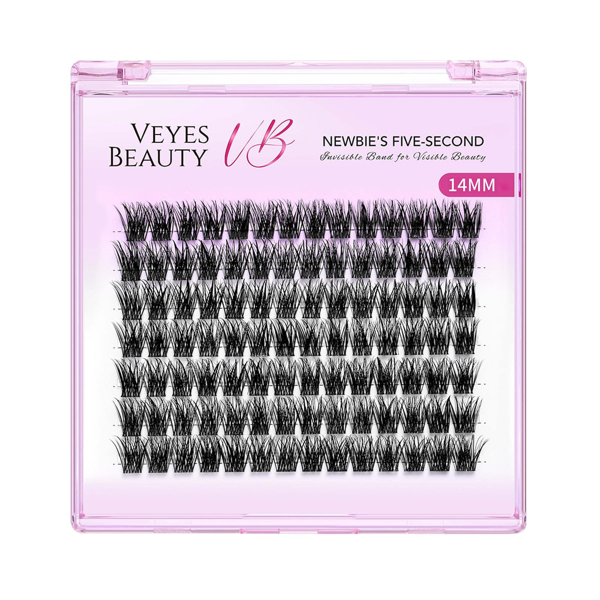 Cils en grappes VEYESBEAUTY avec scellant en cours d'application