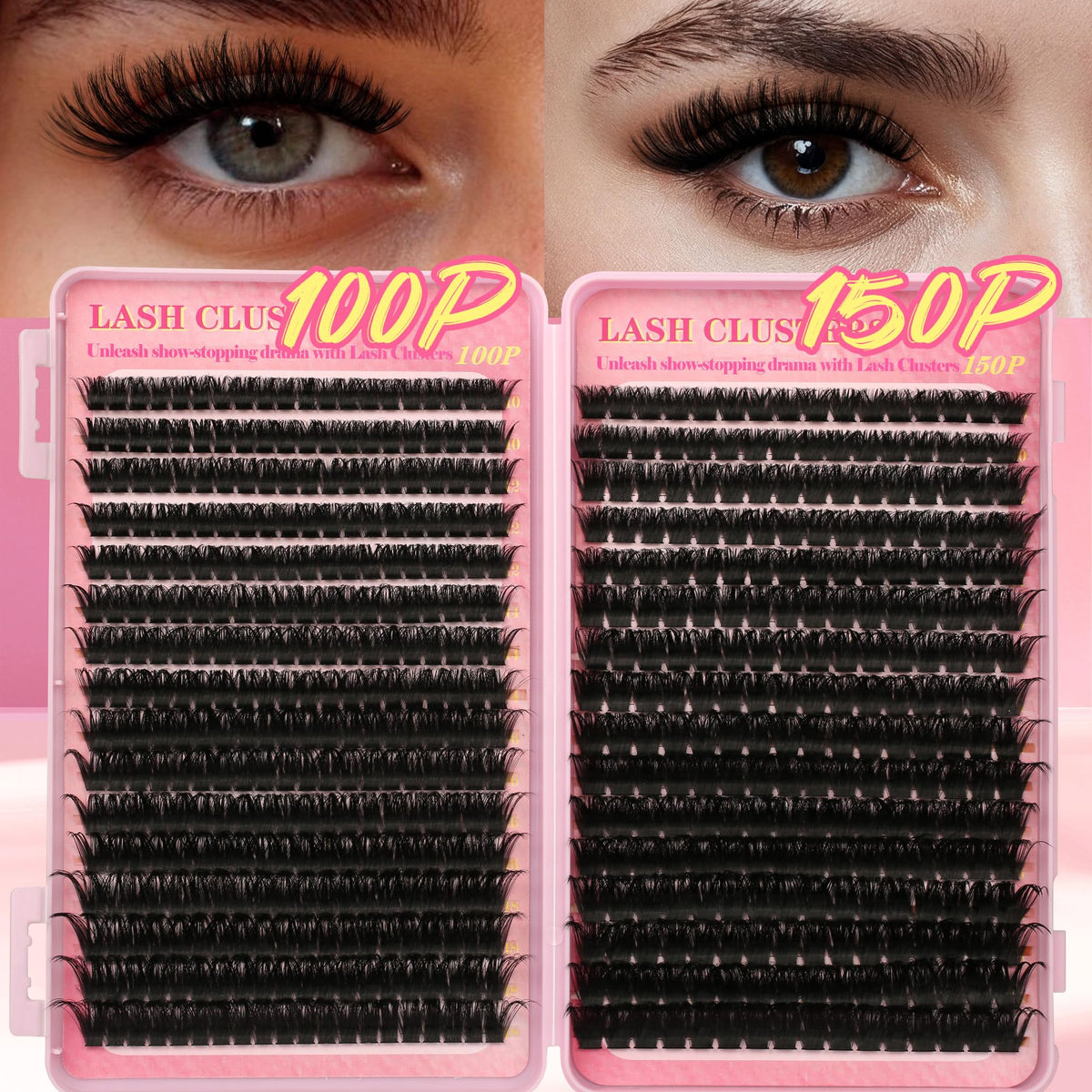 Cils en meche Gmagictobo de 10mm à 18mm en différentes longueurs