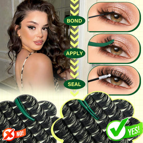Cils en usage avec applicateur KEYYOU