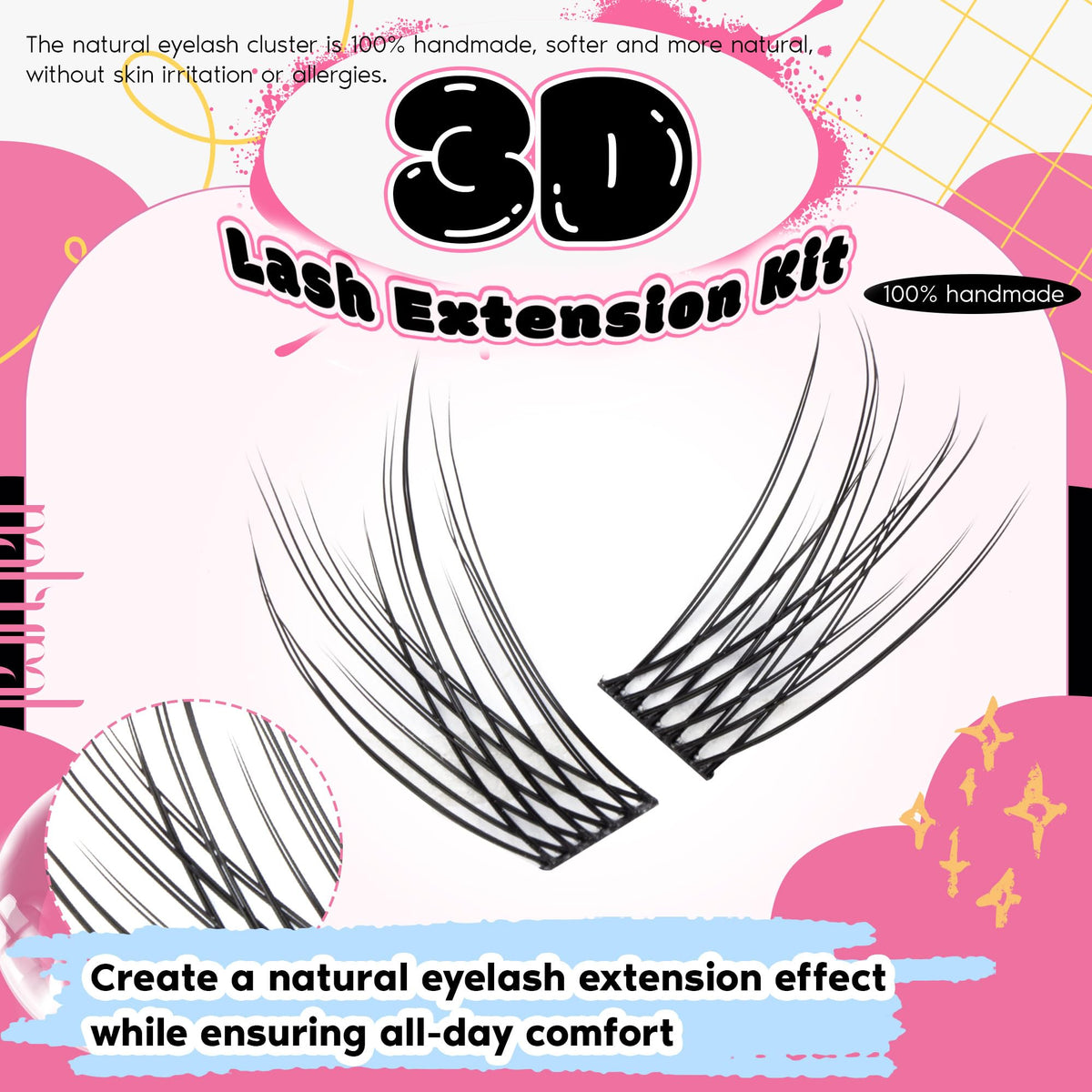 Cils FANXITON avec un effet œil de chat