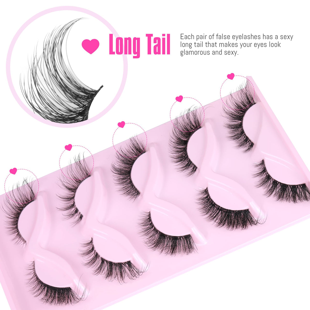 Cils Fox Eye ALICROWN en gros plan