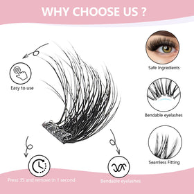 Cils individuels CoFier avec finition mate