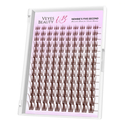 Cils individuels marron VEYESBEAUTY en boîte