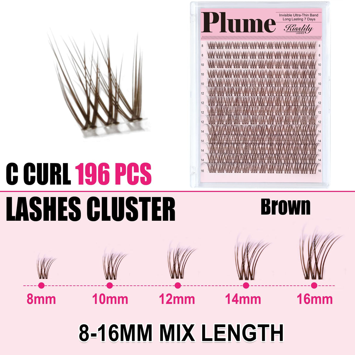 Cils Kisslily dans un cadre de maquillage élégant