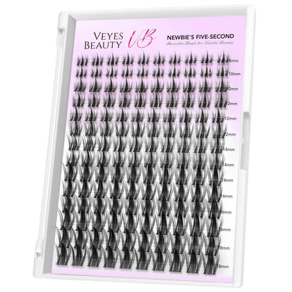 Cils Manga de VEYESBEAUTY avec bande invisible vue de face