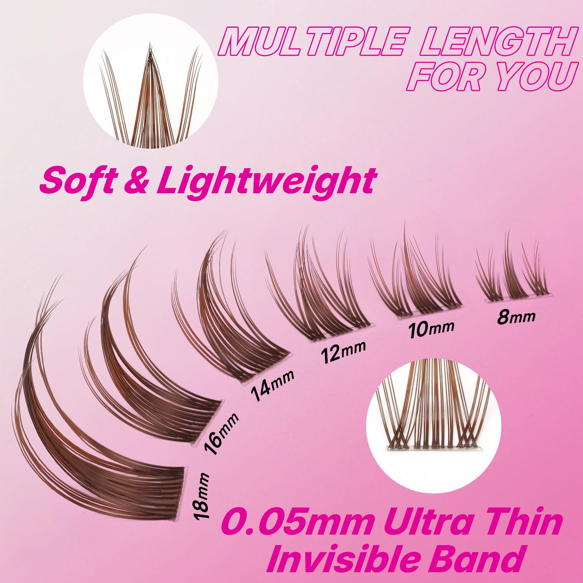 Cils Manga Marron VEYESBEAUTY en situation