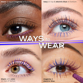 Cils maquillés avec le mascara Tarte Tartelette Tubing