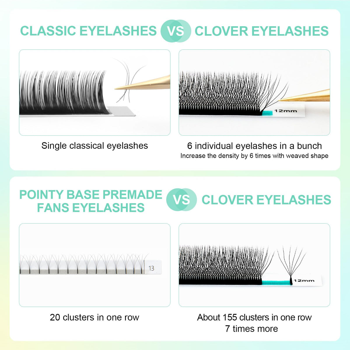 Cils NAGARAKU avec pince à cils pour application