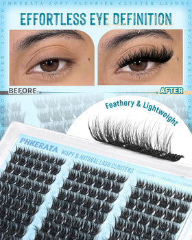 Cils PHKERATA adaptés à différentes formes d'yeux