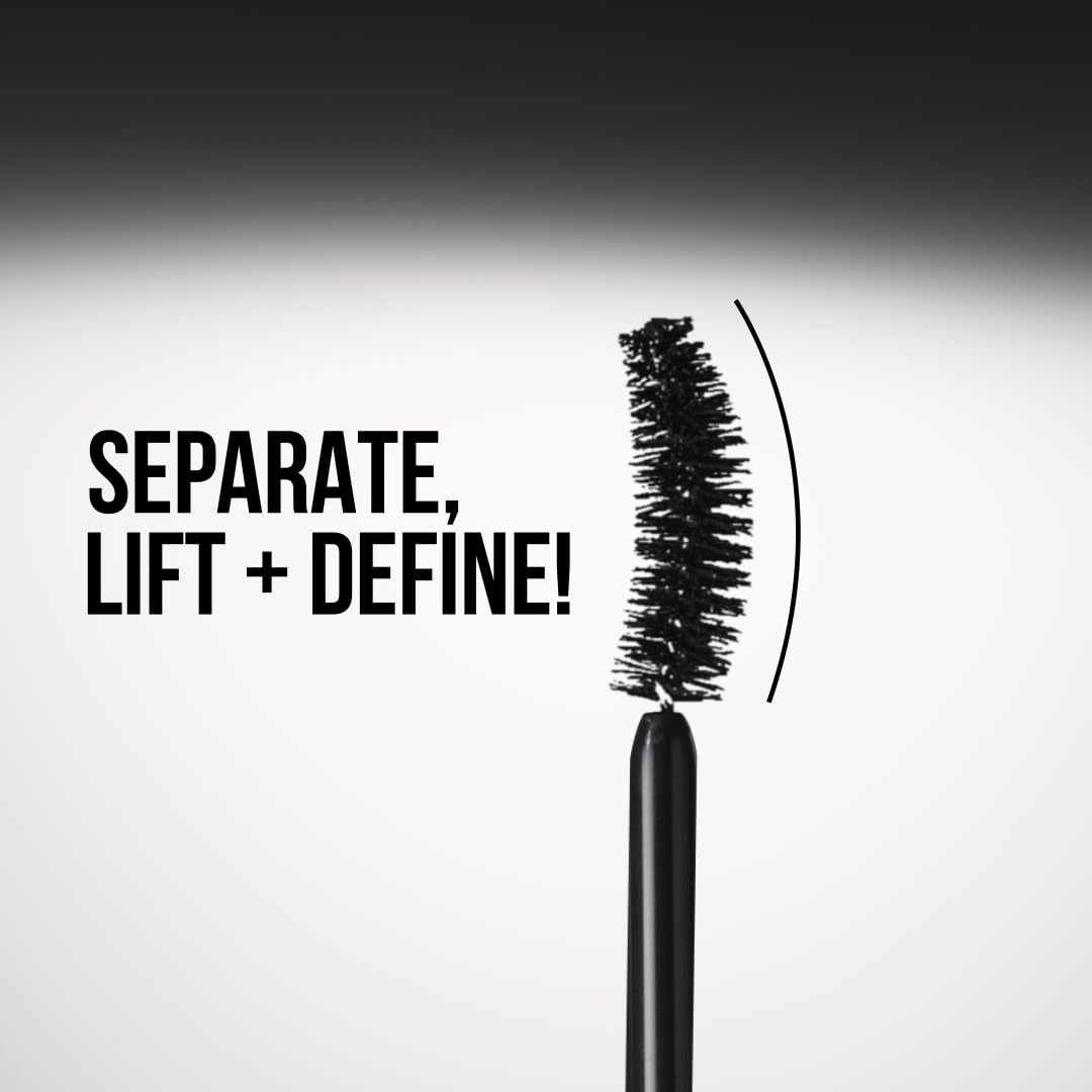 Cils séparés et définis avec le mascara Exagger-Eyes