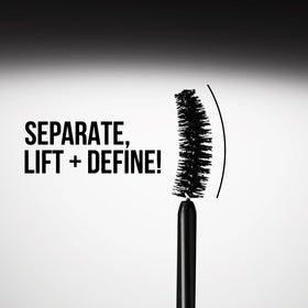 Cils séparés et définis avec le mascara Exagger-Eyes