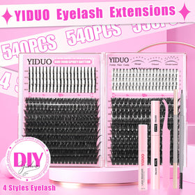 Cils spiky YIDUO de 14 à 20 mm