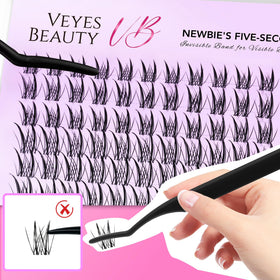 Cils VEYESBEAUTY montrant la texture douce et légère